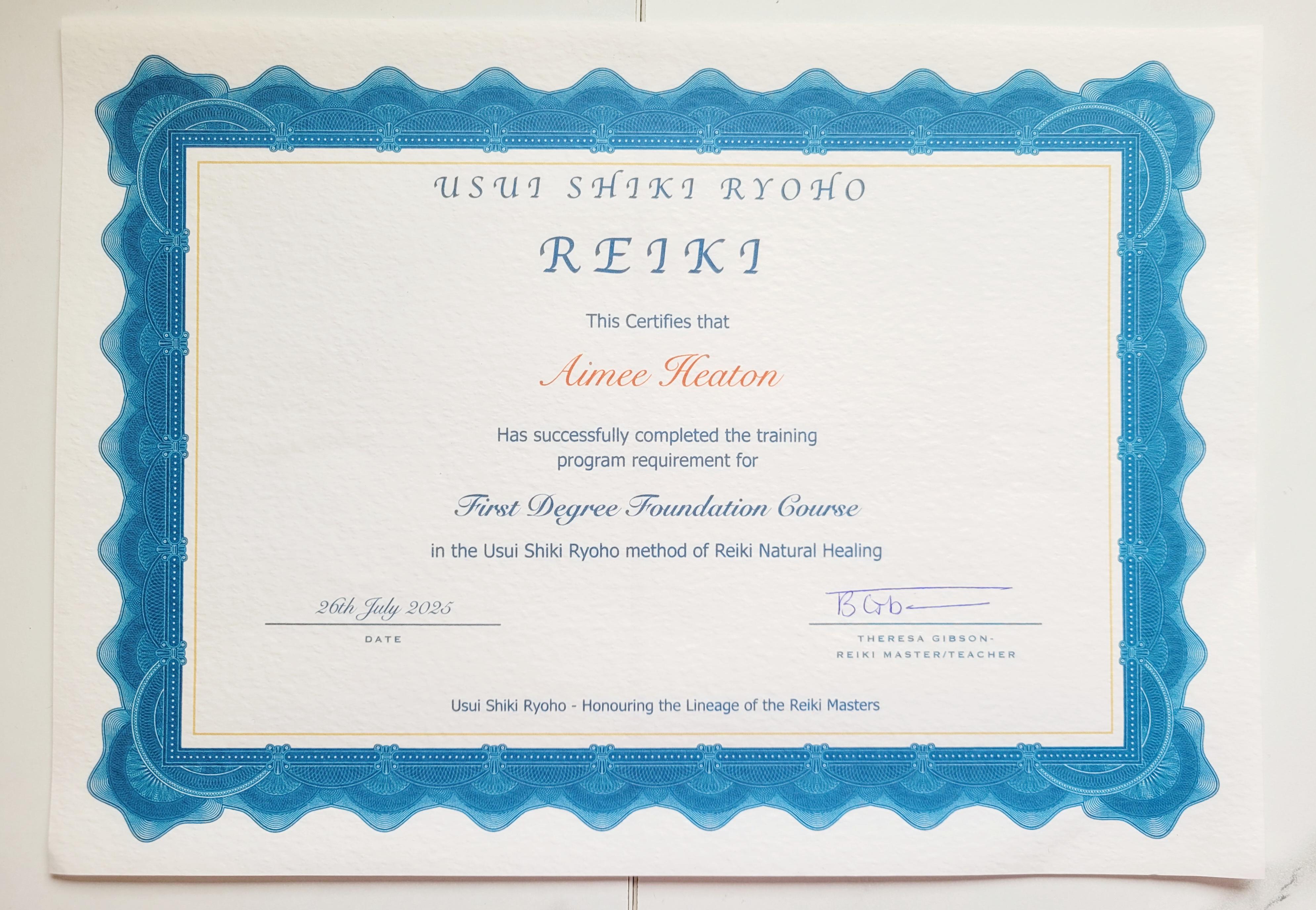 Reiki Practitioner